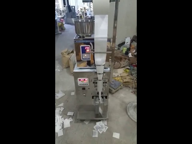 स्वचालित मात्रामा चिया बैग प्याकिङ मेशिन ऊर्ध्वाधर स्वत: सील प्याकेजिङ्ग मेशिन भर्नुहोस्